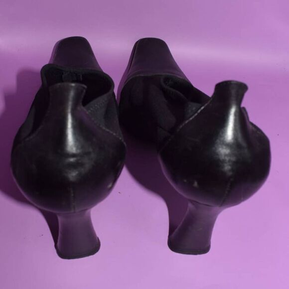 Max de Carlo Black Square Toe Heel - 8.5 - Picture 2 of 4